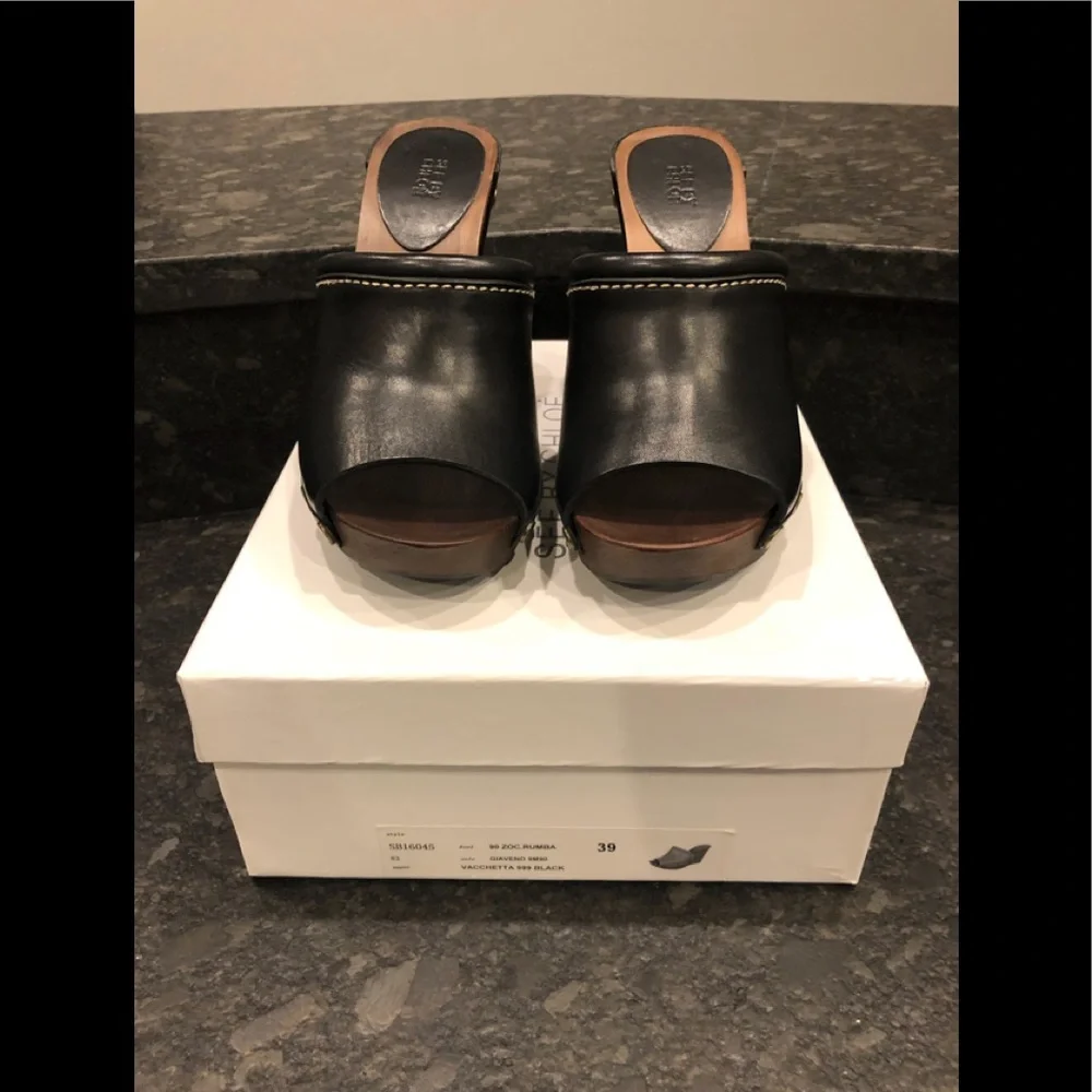 See By Chloe Black Studded Wedge *BRAND NEW*